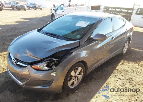 2013 Hyundai Elantra Gls from USA, damaged, VIN 5NPDH4AE1DH357191